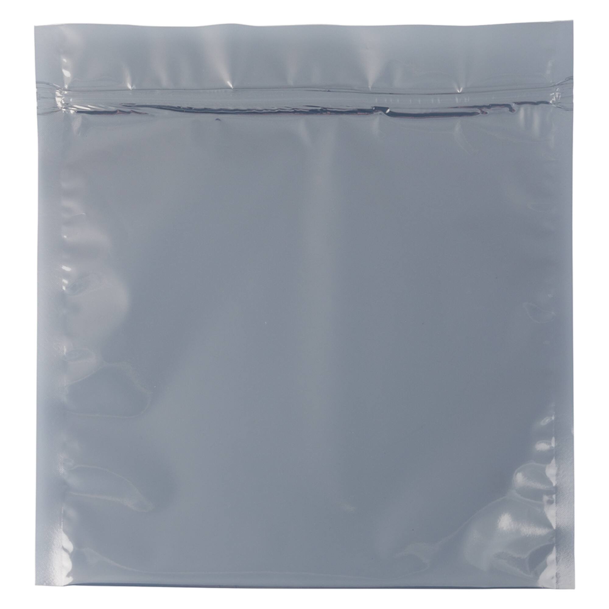 JAM Paper 8.5" x 8.5" Clear Square Foil Invitation Envelopes with Zip Closure, 25ct.